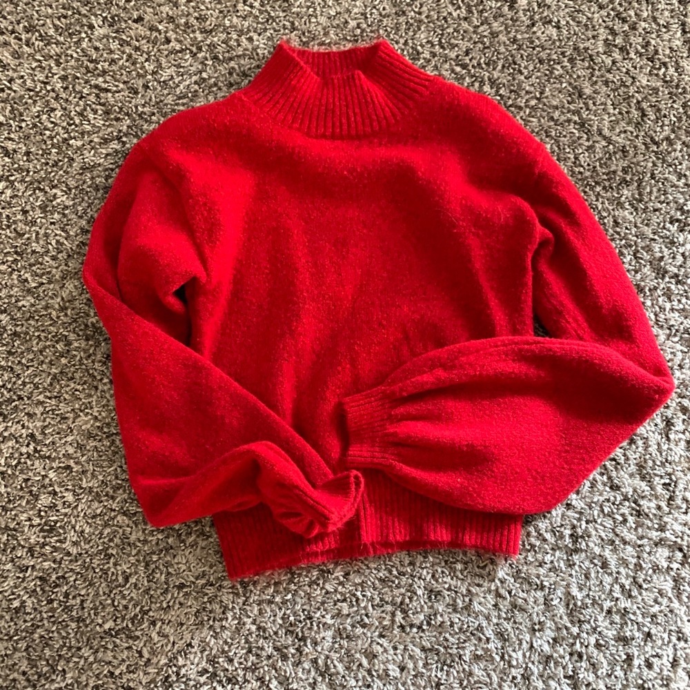 Red sweater